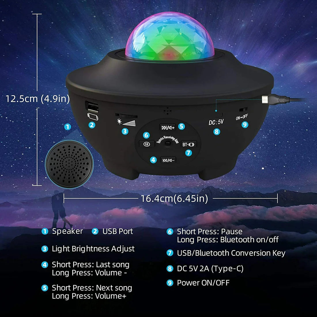 Galaxy Night Projector