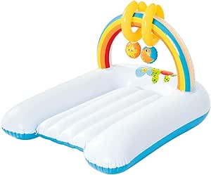 Inflatable Baby Play Mat & Lounger with Rainbow Arch