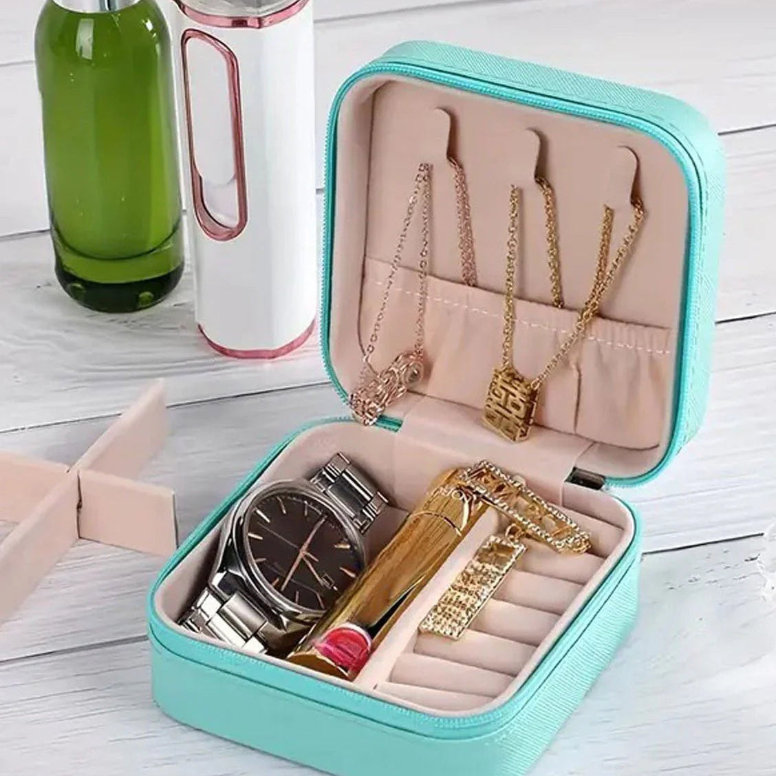 Compact Travel Jewelry Box