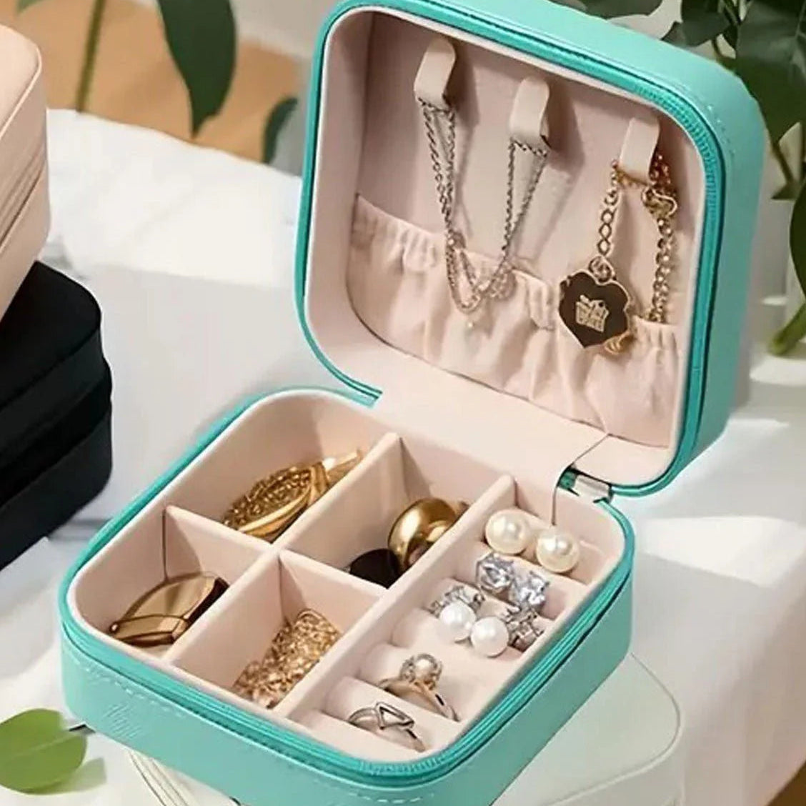 Compact Travel Jewelry Box