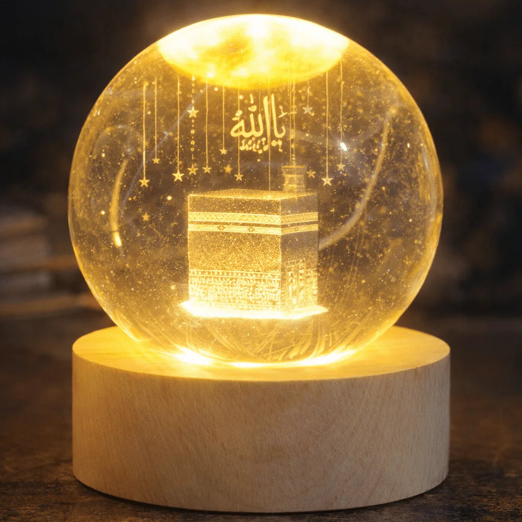 Islamic Crystal LED Lamp