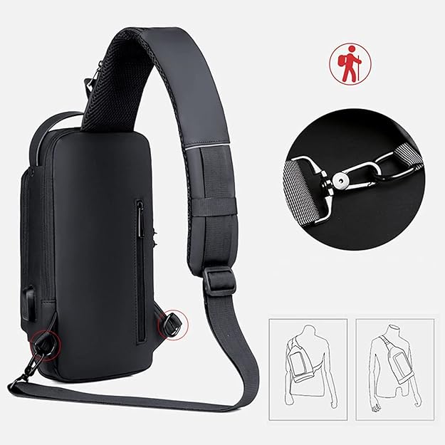Multifunction Travel Sling Bag