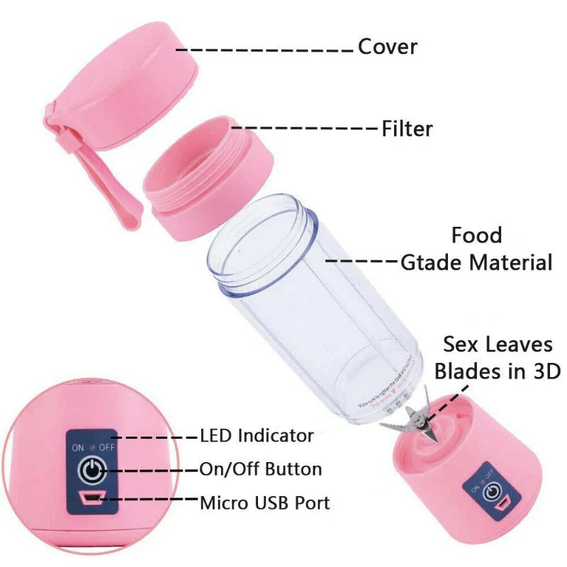 Portable Juicer Blender (Random Color)