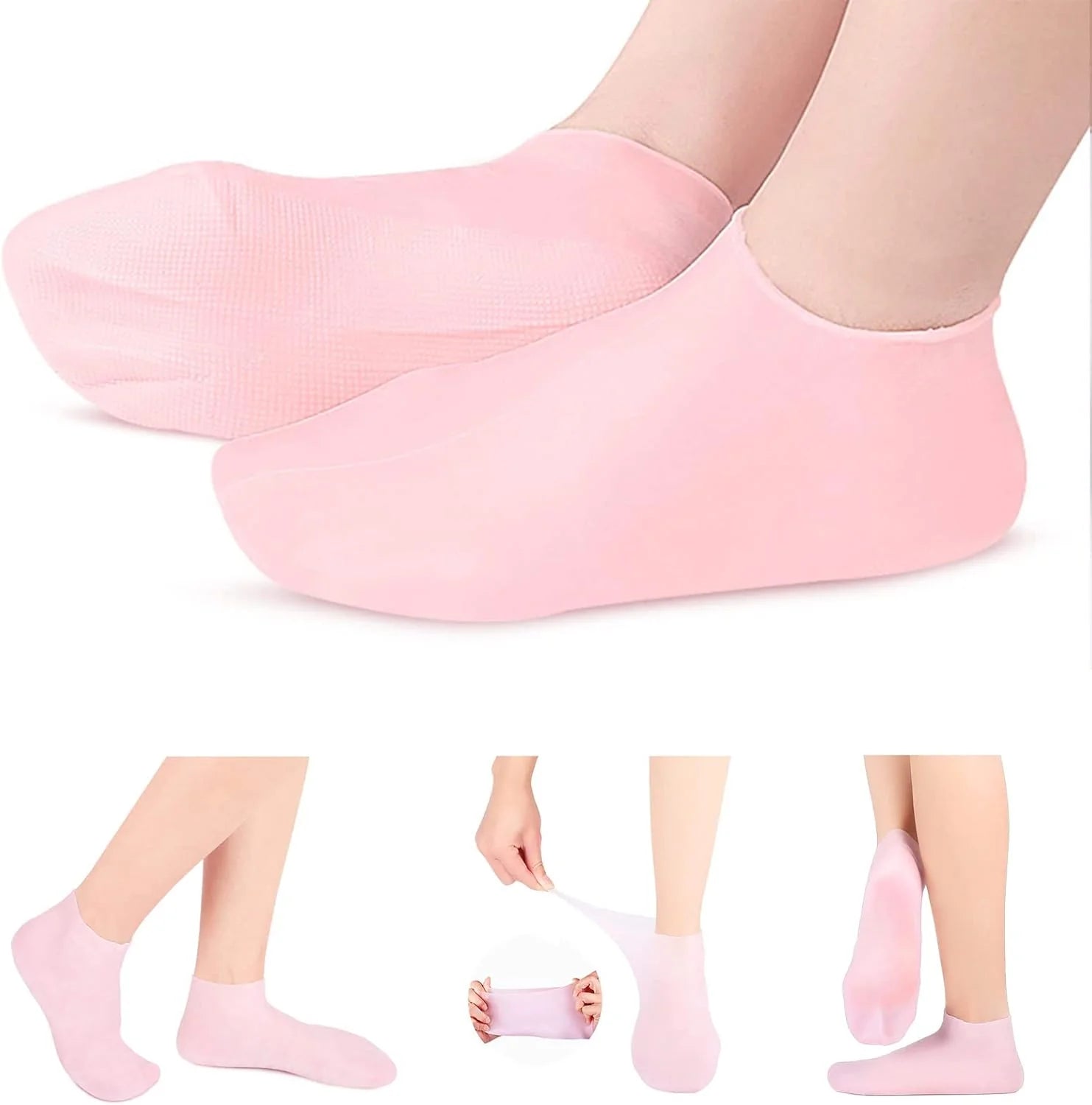 Silicone Gel Moisturizing Socks