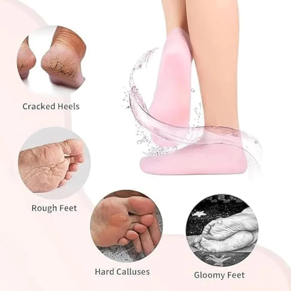Silicone Gel Moisturizing Socks
