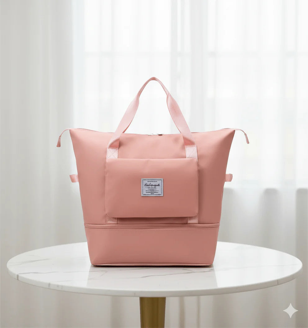 Travel Tote Bag with Trolley Sleeve