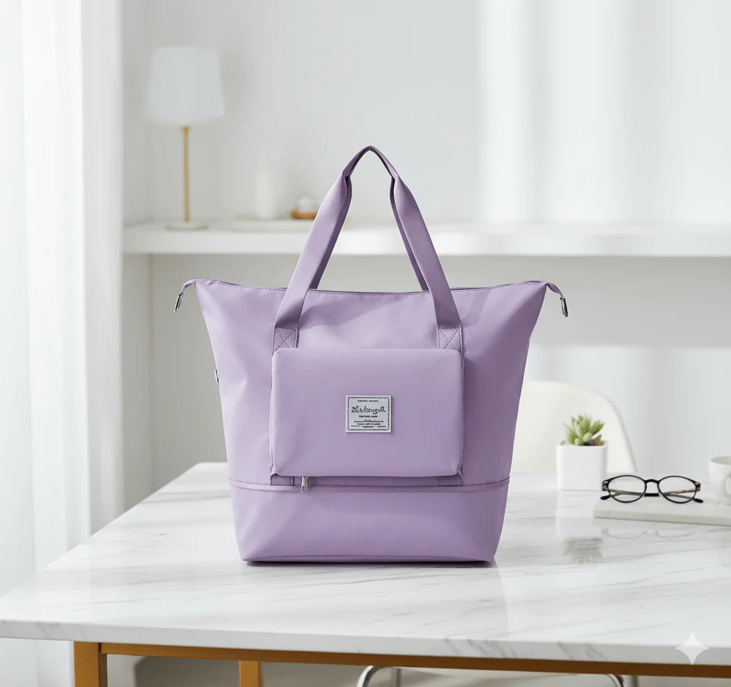 Travel Tote Bag with Trolley Sleeve