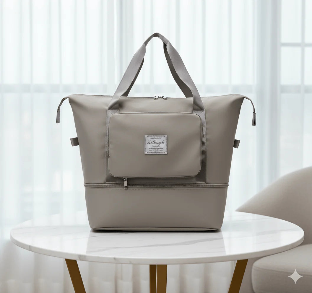 Travel Tote Bag with Trolley Sleeve