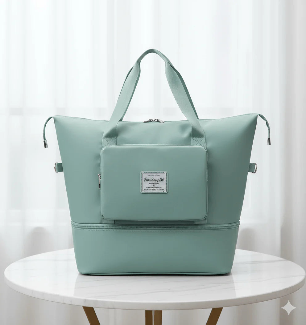 Travel Tote Bag with Trolley Sleeve