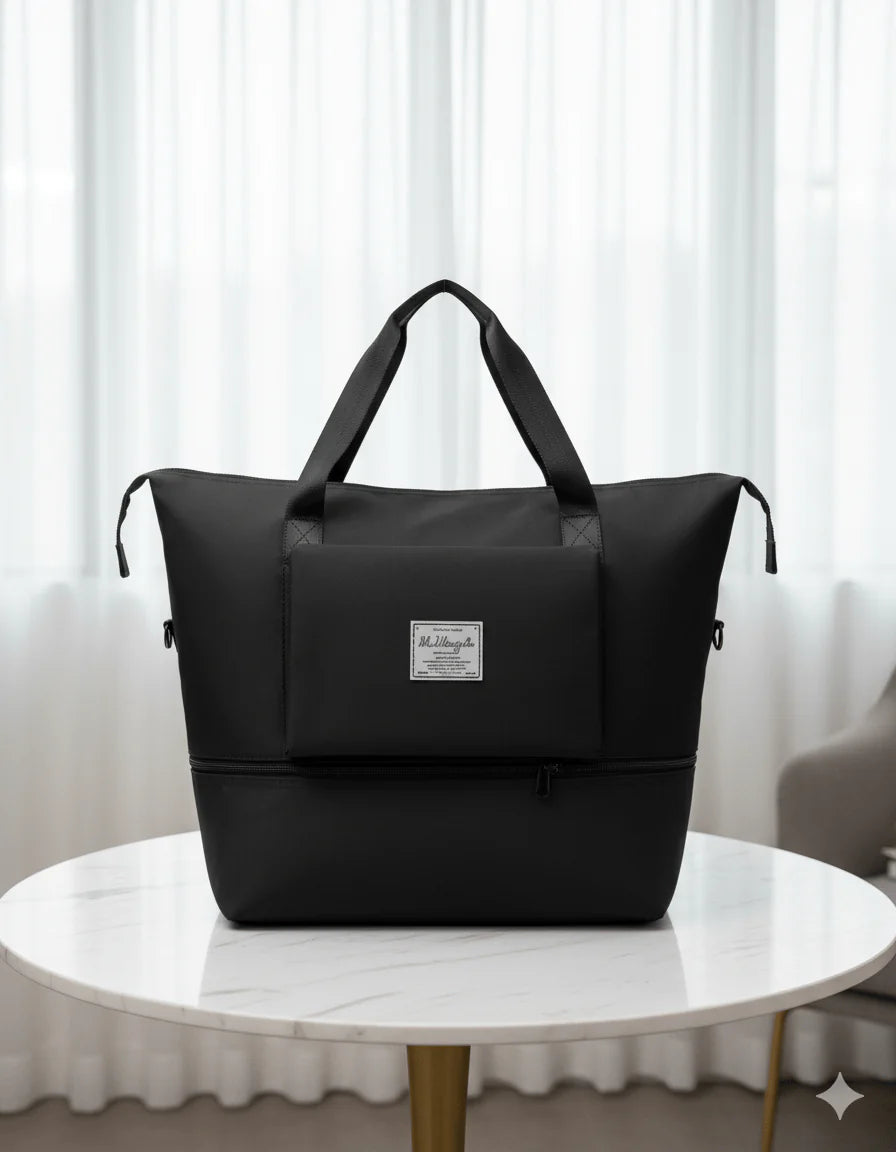 Travel Tote Bag with Trolley Sleeve