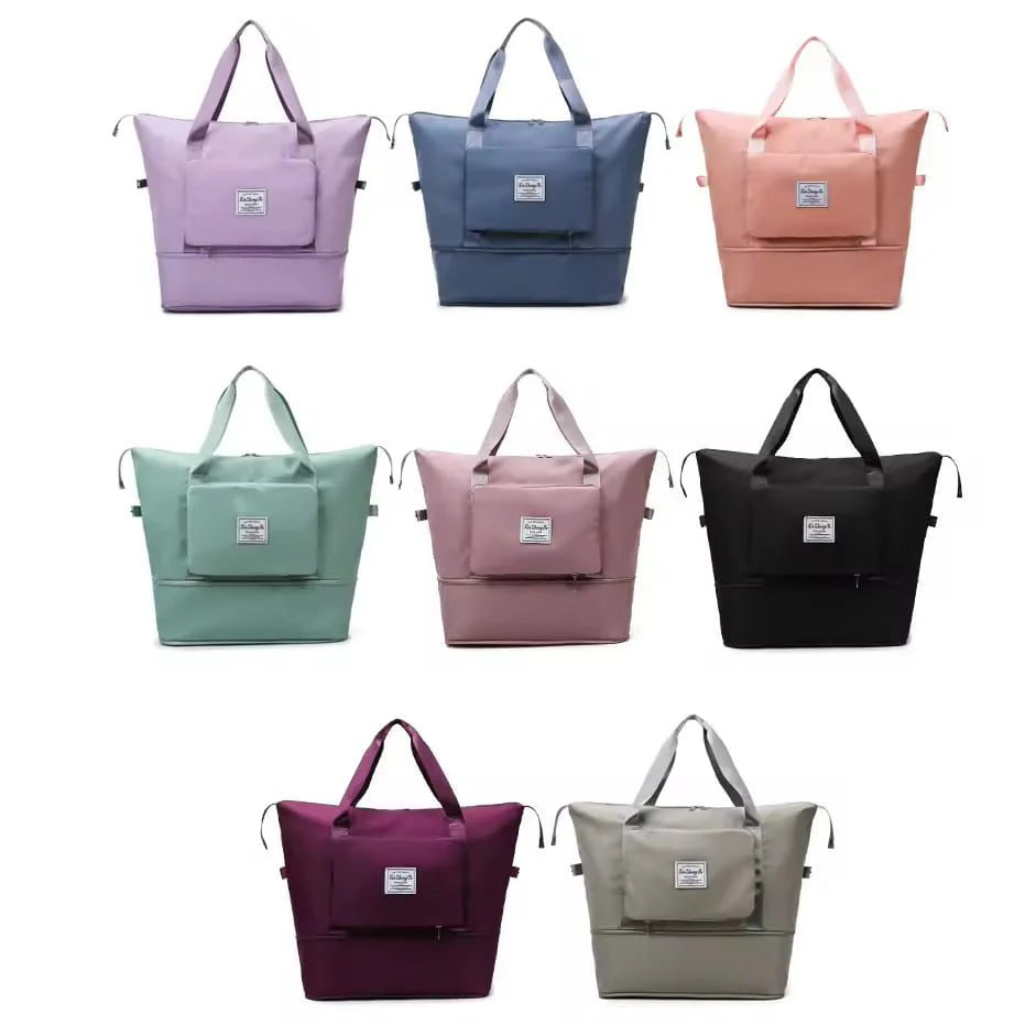 Travel Tote Bag with Trolley Sleeve