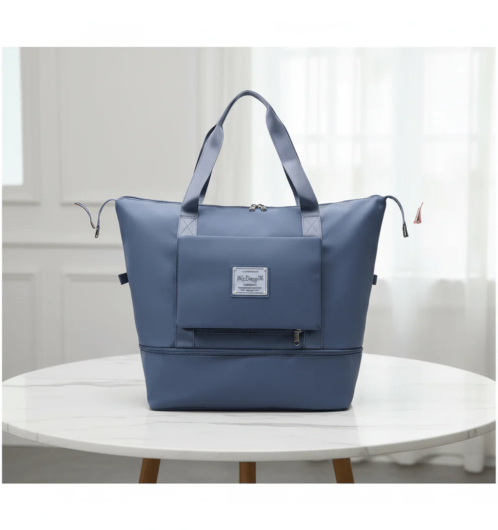 Travel Tote Bag with Trolley Sleeve